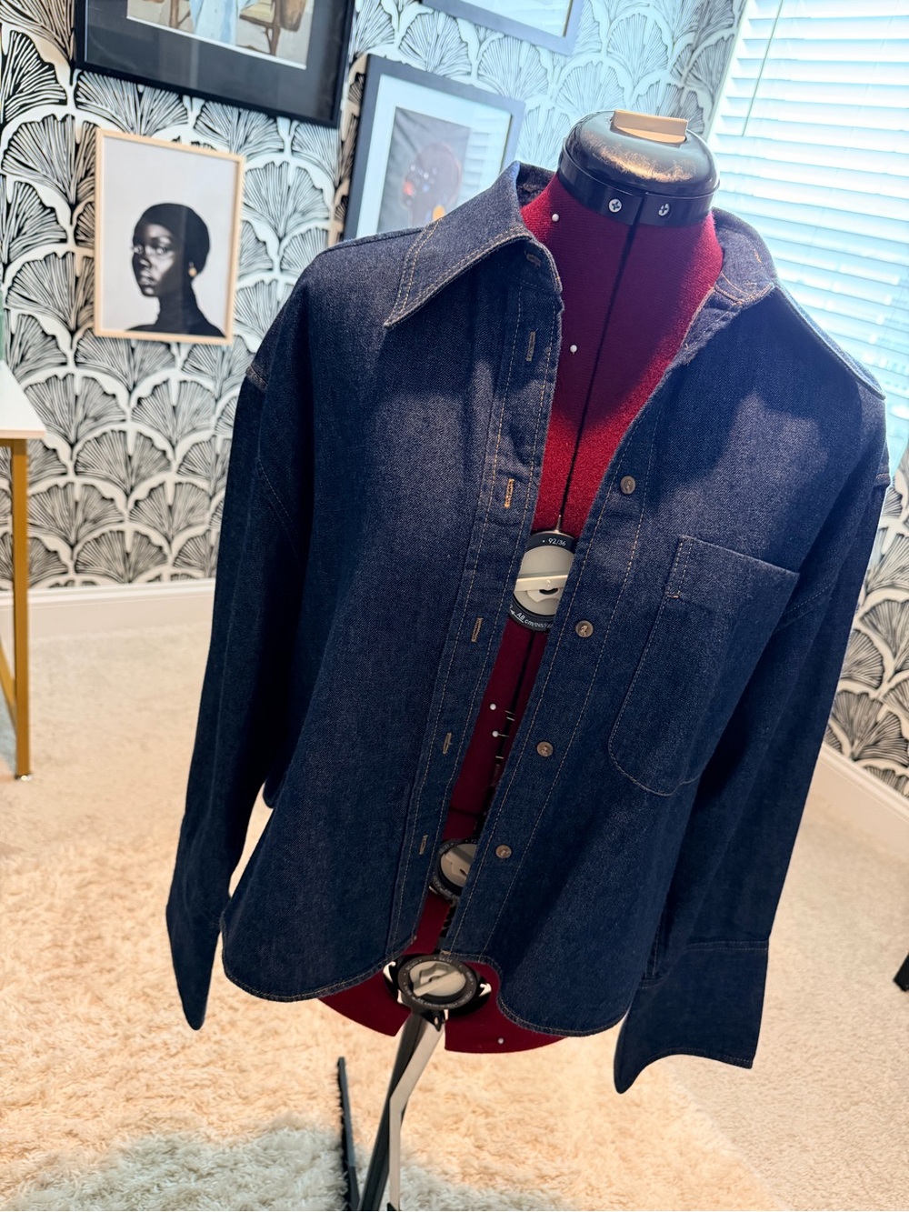 Banana Republic Dark Blue Denim Shirt